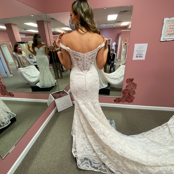 NWT Maggie Sottero BEADED MERMAID WEDDING Gown - Picture 4 of 13